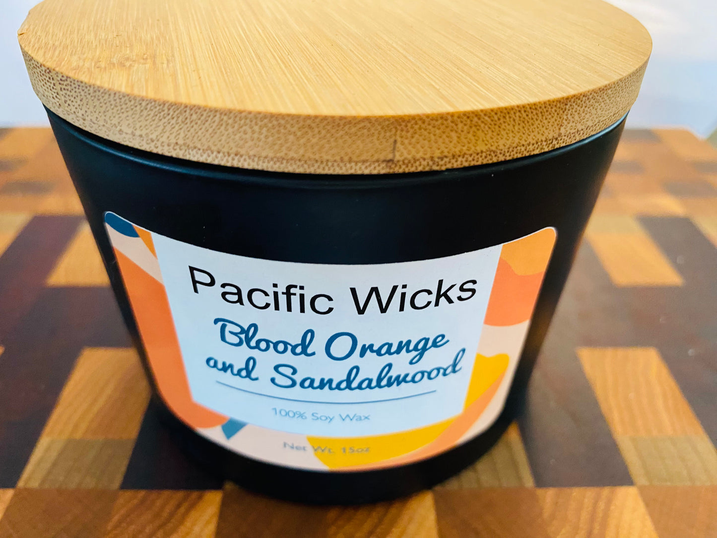 Sandalwood and Orange 3 Wick Soy Candle