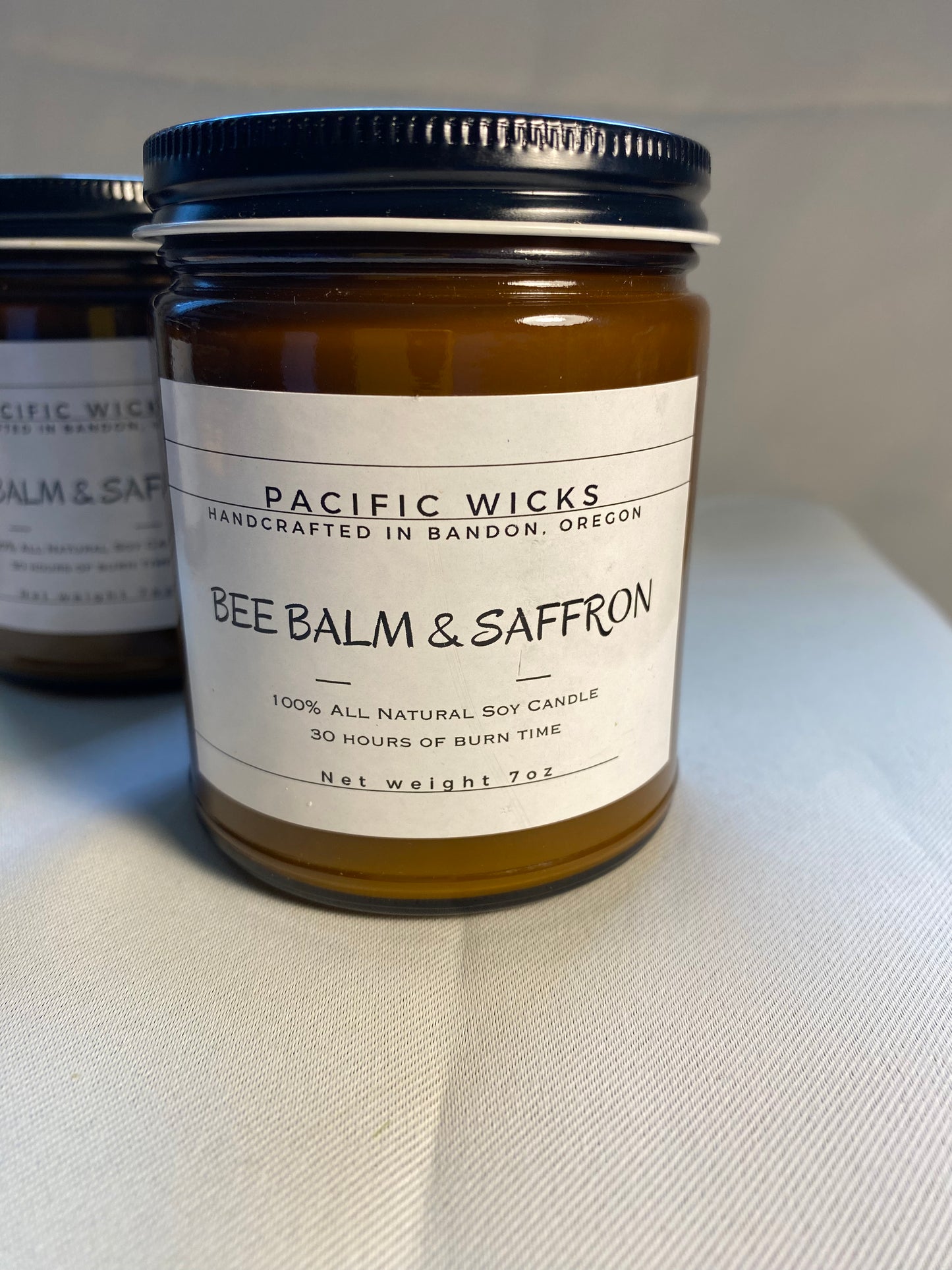 Bee Balm and Saffron soy Candle