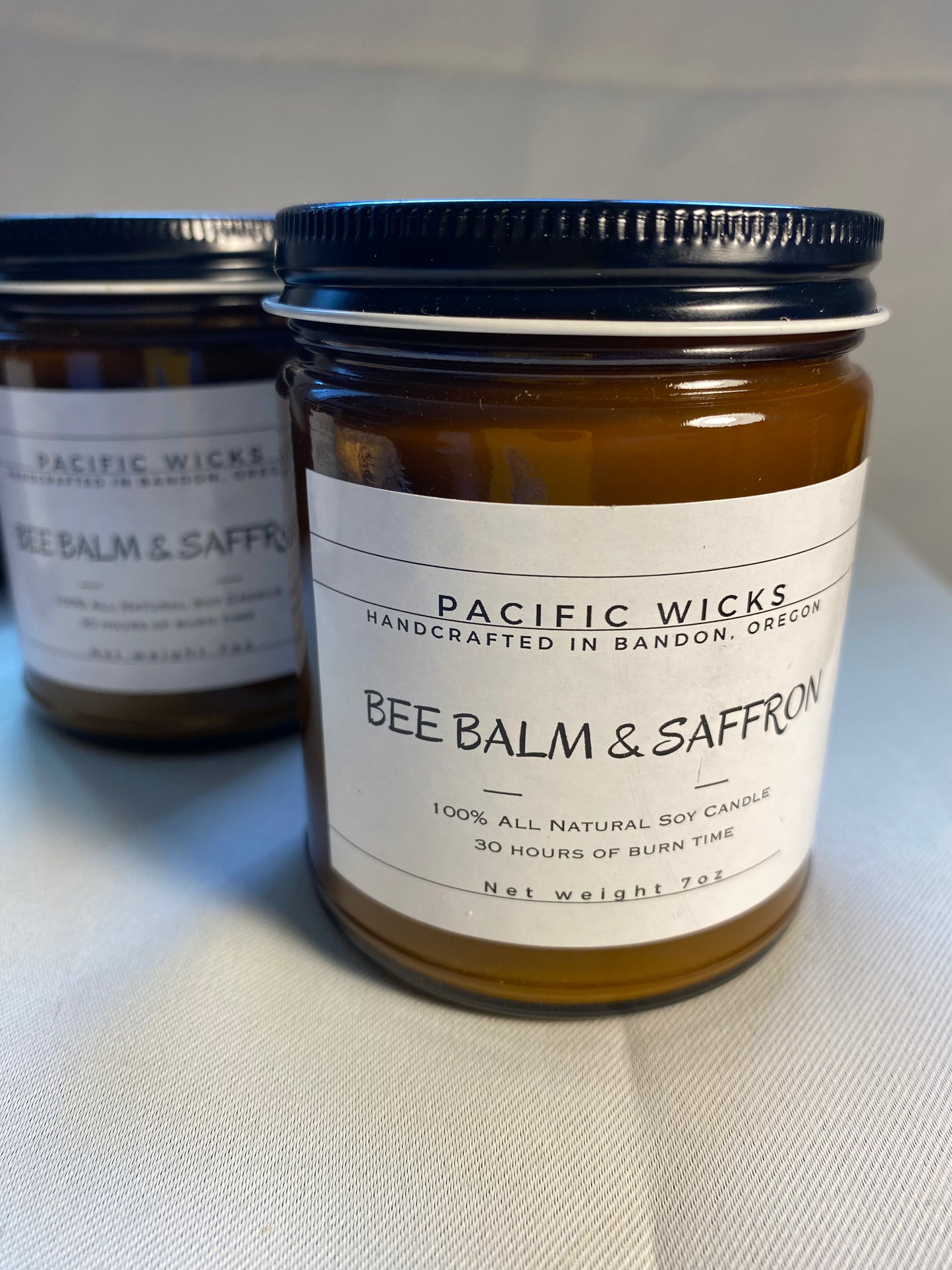 Bee Balm and Saffron soy Candle