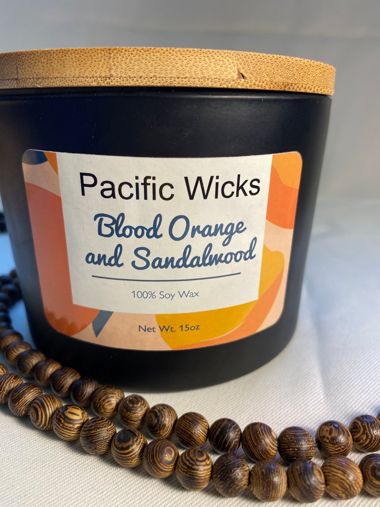 Sandalwood and Orange 3 Wick Soy Candle