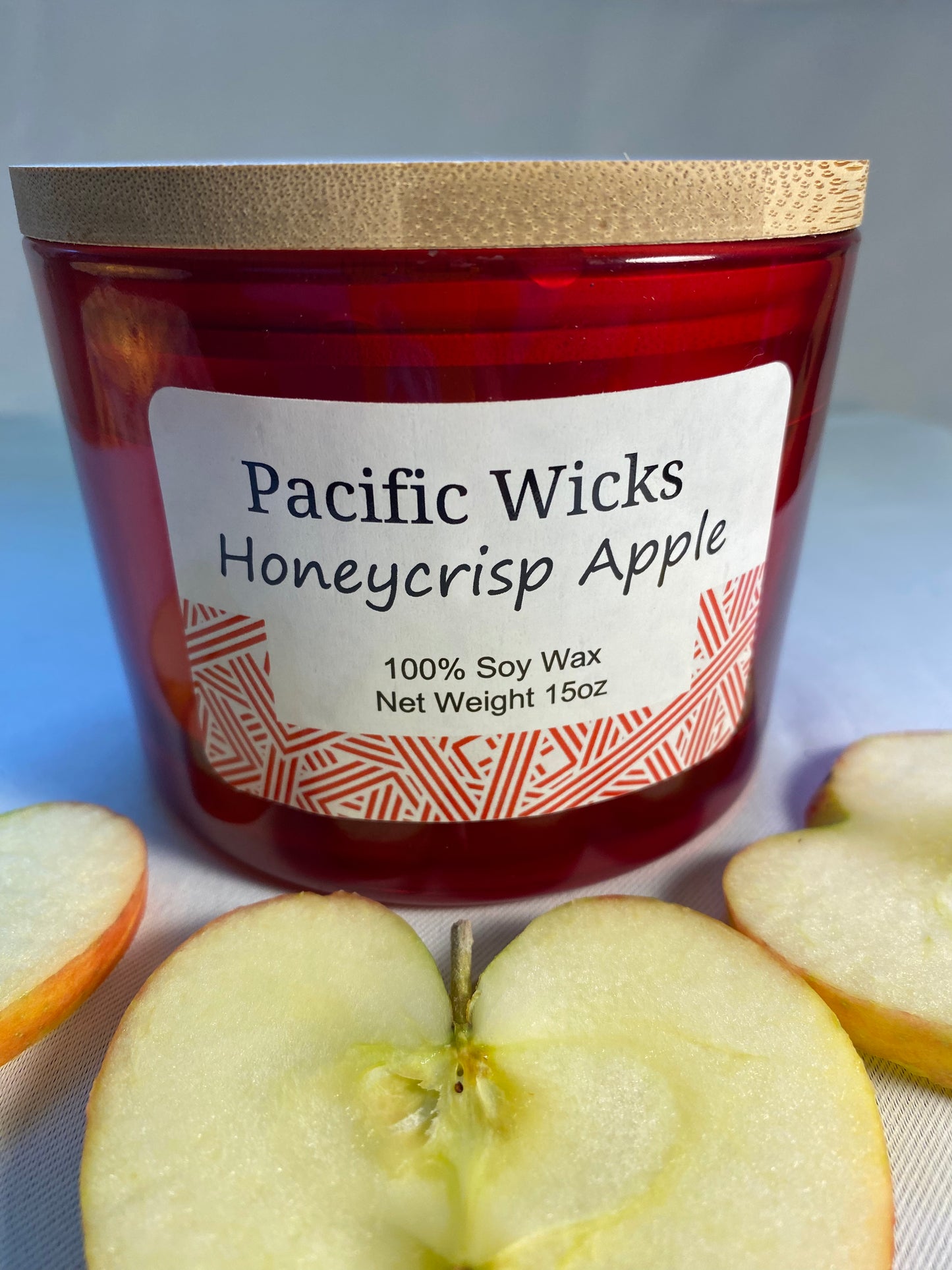 Honeycrisp Apple 3 Wick Soy Candle