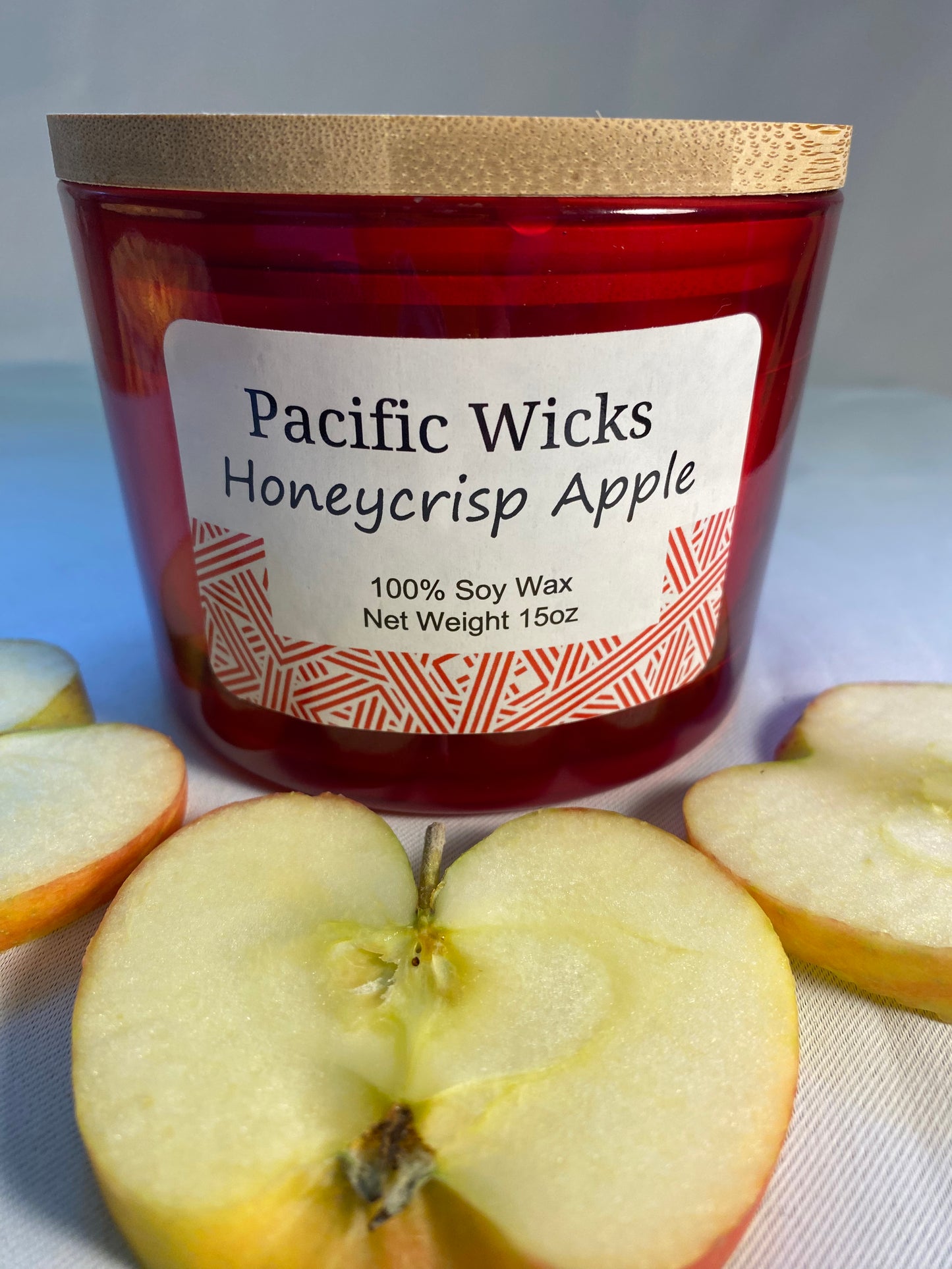 Honeycrisp Apple 3 Wick Soy Candle