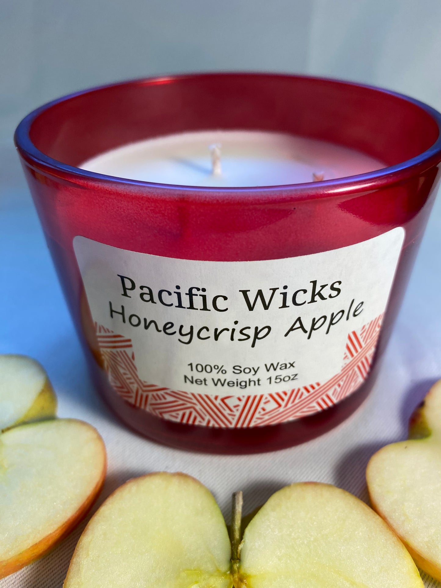 Honeycrisp Apple 3 Wick Soy Candle