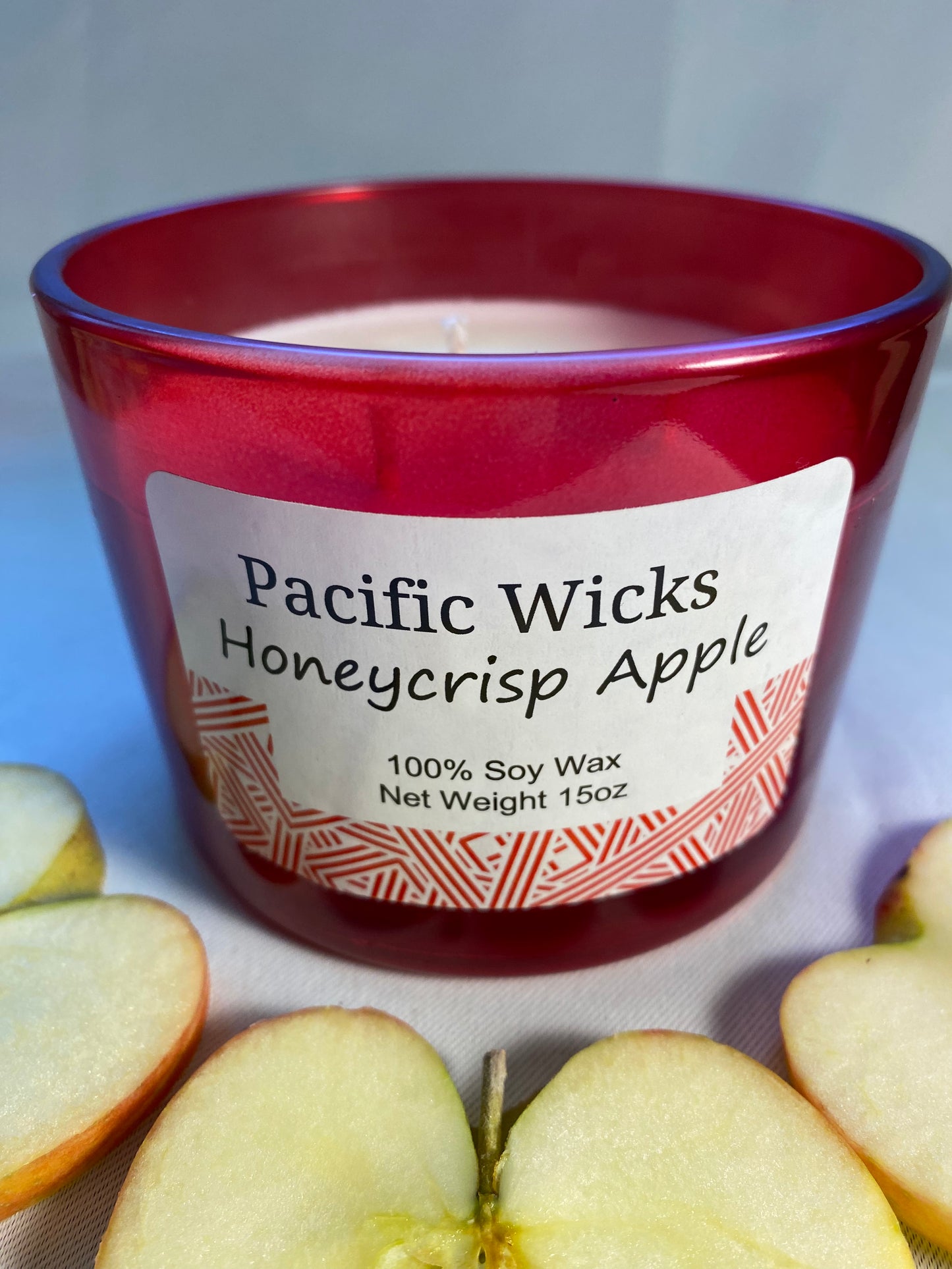 Honeycrisp Apple 3 Wick Soy Candle