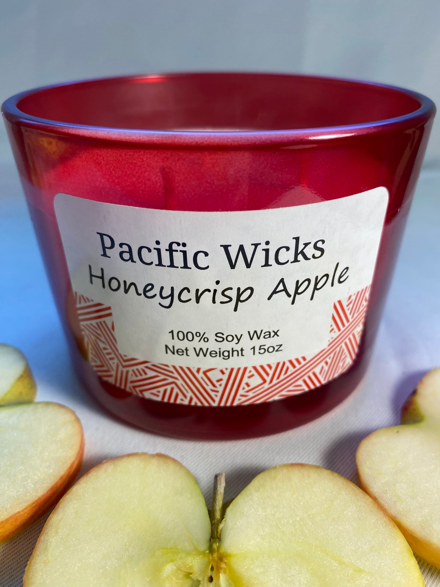 Honeycrisp Apple 3 Wick Soy Candle