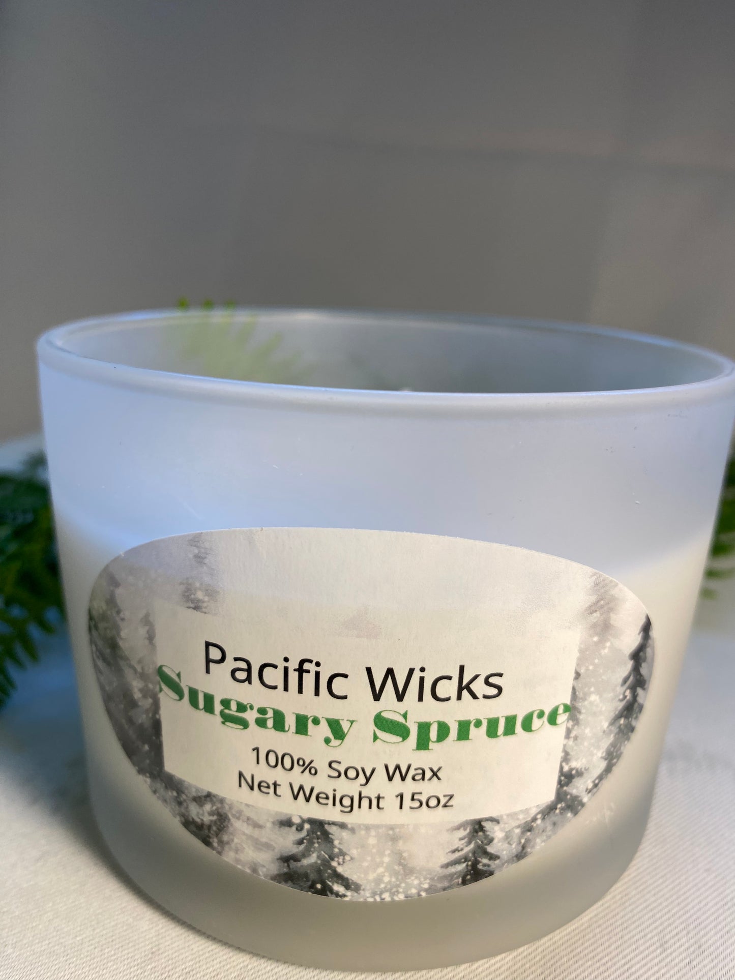 Sugary Spruce 3 Wick Soy Candle