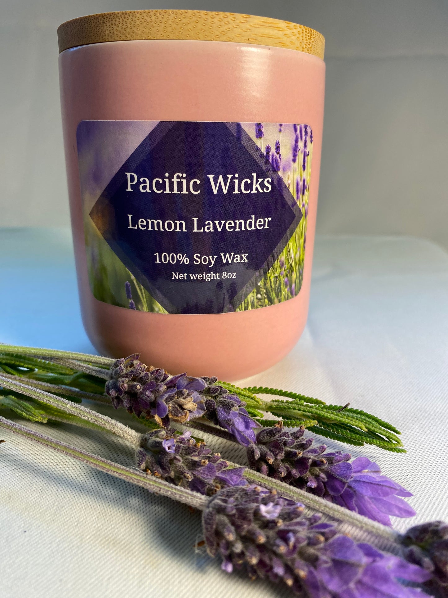 Lemon Lavender 2 Wick Candle