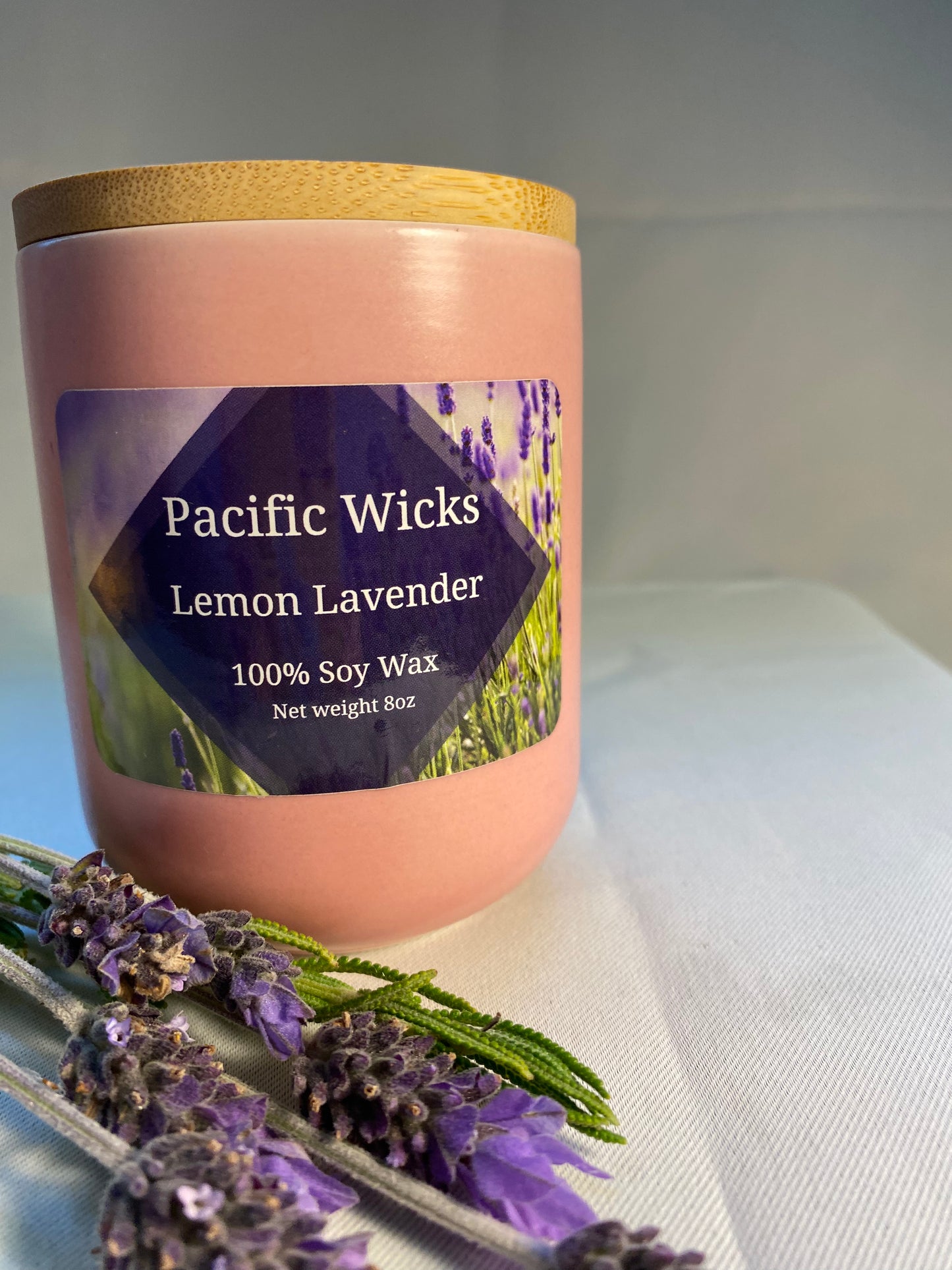 Lemon Lavender 2 Wick Candle