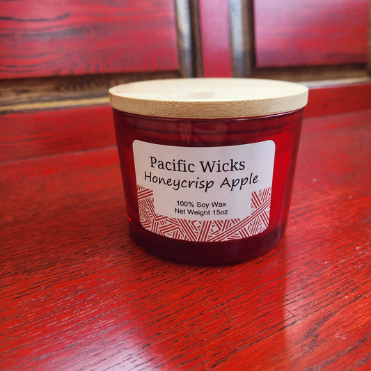 Honeycrisp Apple 3 Wick Soy Candle